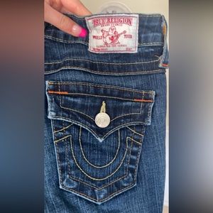 True Religion blue wash jeans